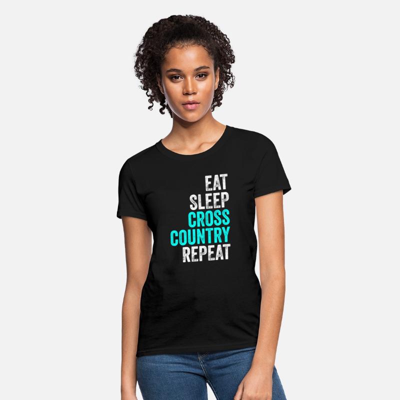 Funny Cross Country Shirt Eat Sleep Cross Country