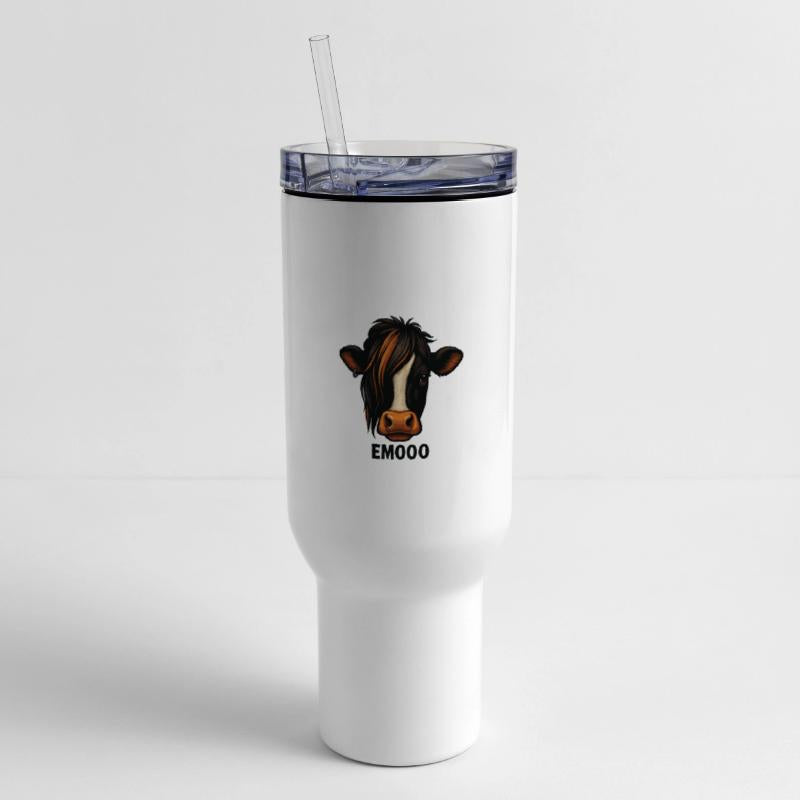 Funny Emooo Cow Halloween Goth Punk Grunge Style