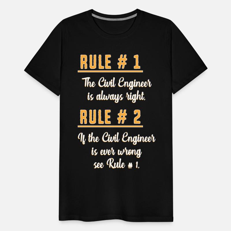 Funny Engineer Rule Civil Engineering Humor
