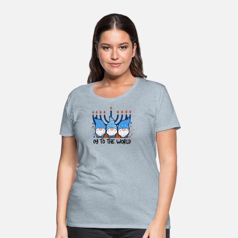 Funny Hanukkah Gnomes, Oy to the World Pun