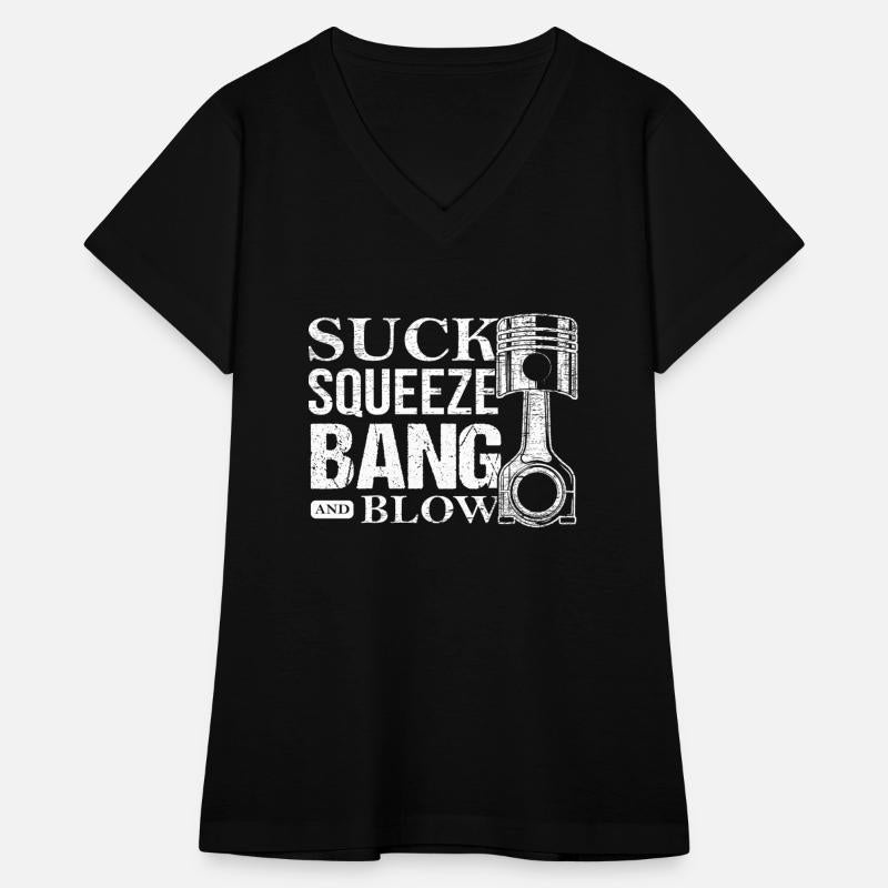 Funny Saying Sucks Squeeze Bang Blow for Mechanics