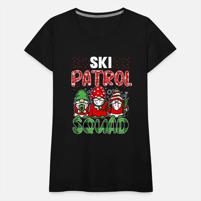Funny Ski Patrol Squad Gnomes