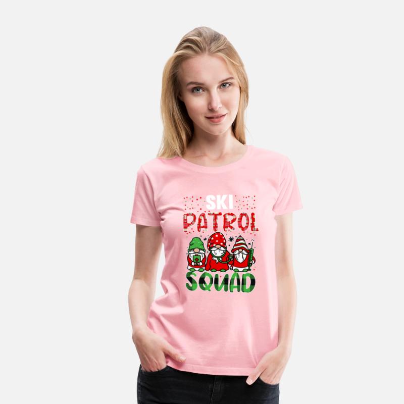 Funny Ski Patrol Squad Gnomes