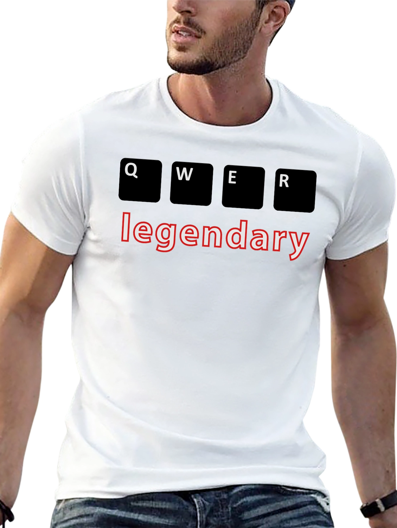 Legendary Gamer QWER T-Shirt - Black