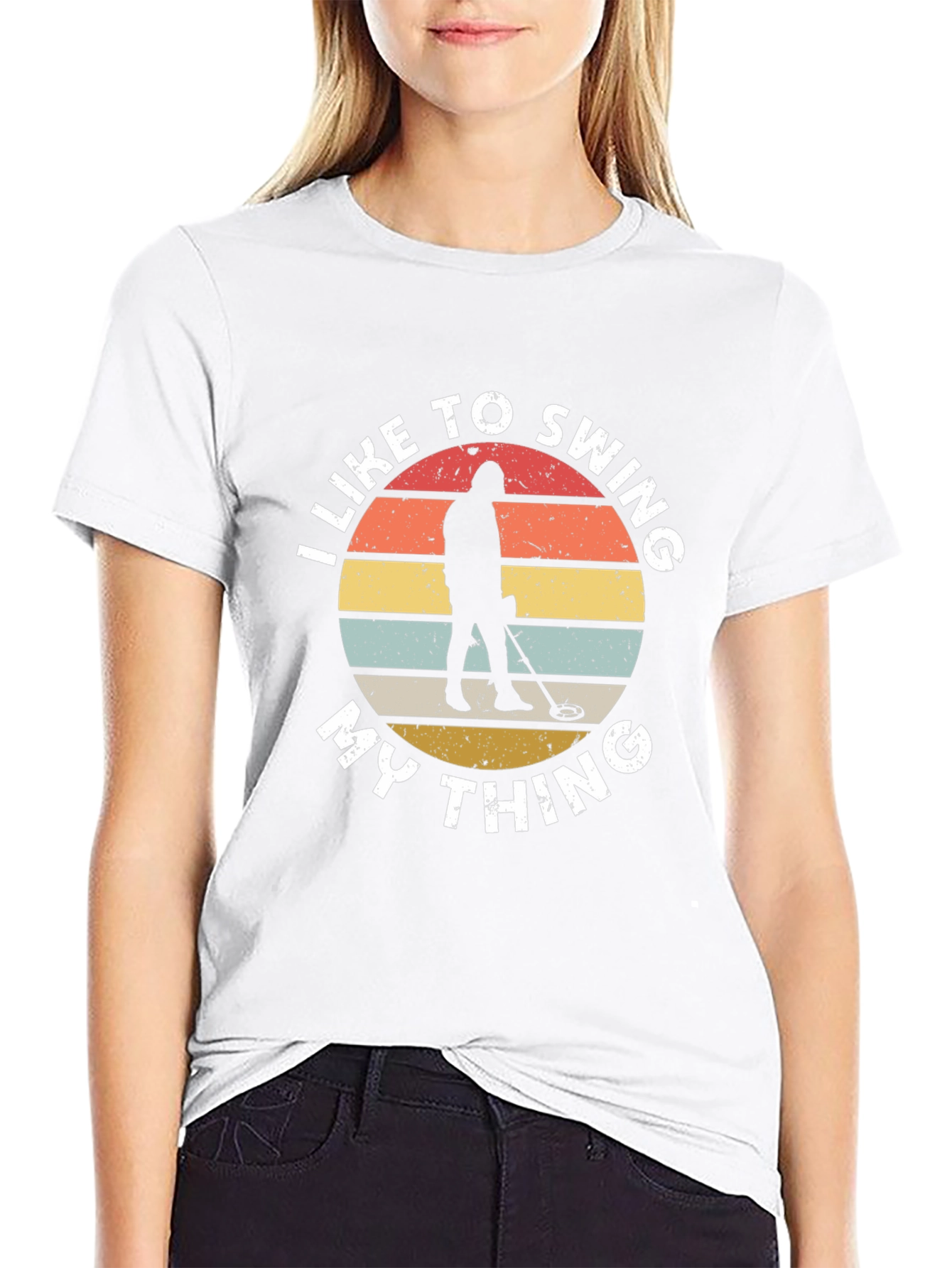 I Like To Swing My Thing Metal Detecting T-Shirt