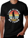 I Like To Swing My Thing Metal Detecting T-Shirt