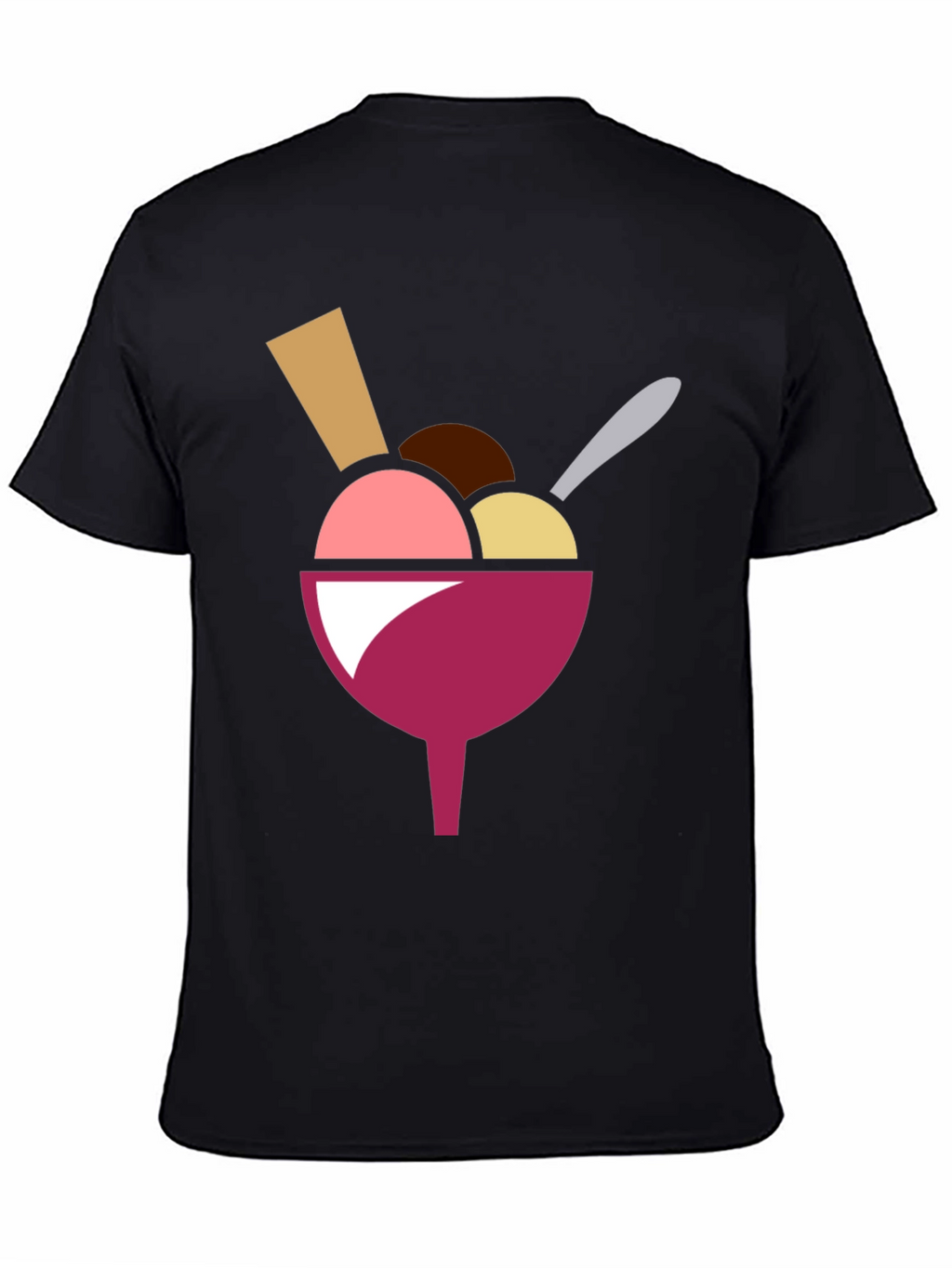 Ice Cream Graphic Mens T-Shirt