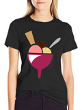 Ice Cream Graphic Mens T-Shirt