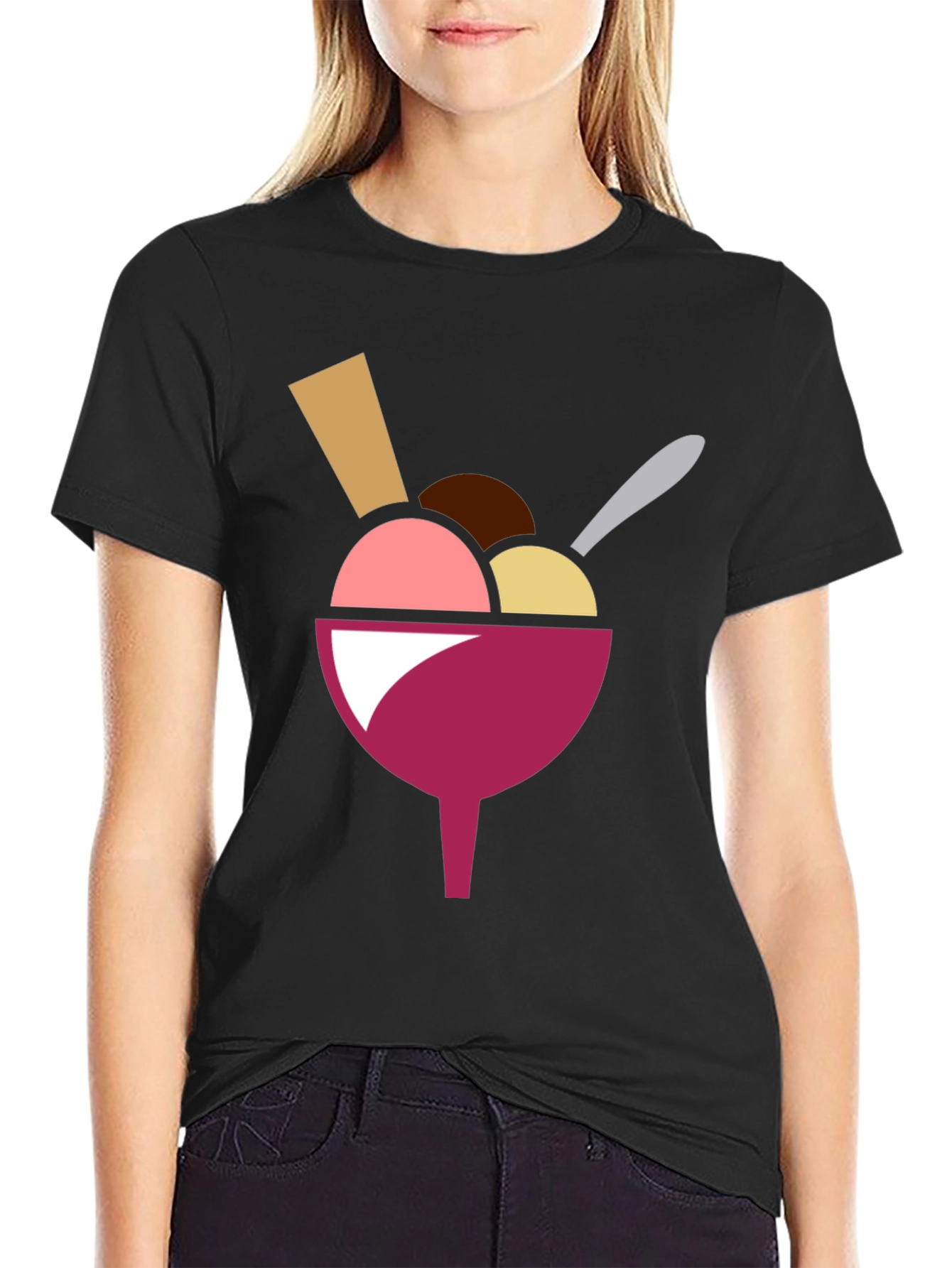 Ice Cream Graphic Mens T-Shirt