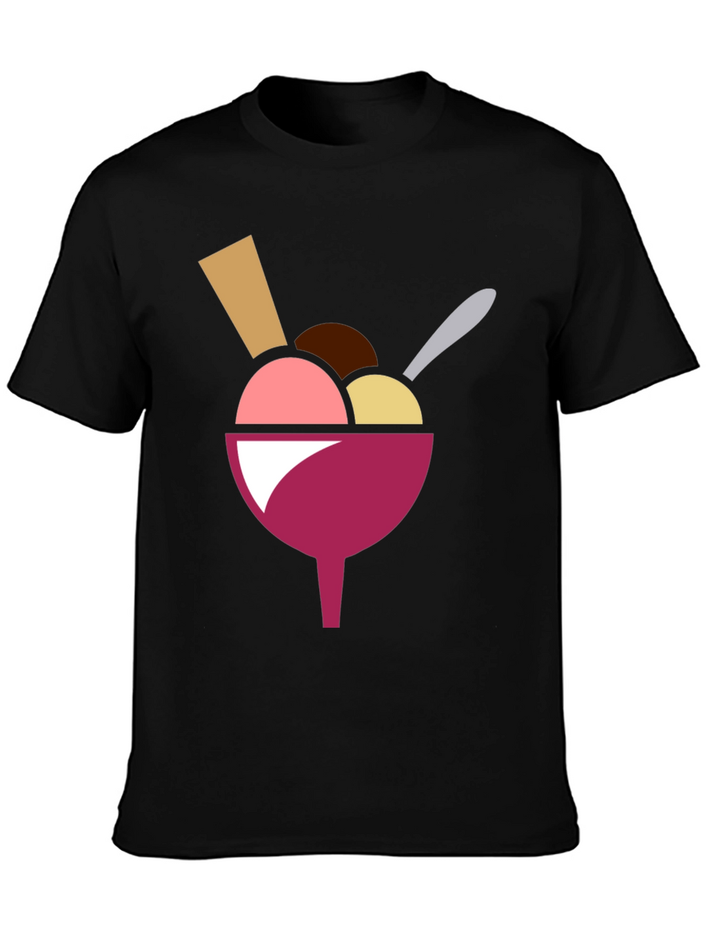 Ice Cream Graphic Mens T-Shirt