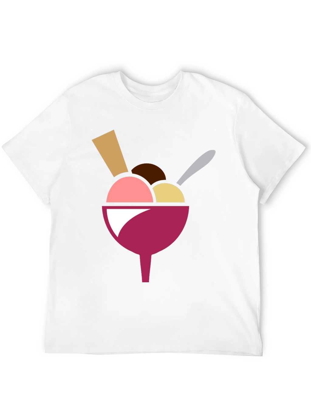 Ice Cream Graphic Mens T-Shirt