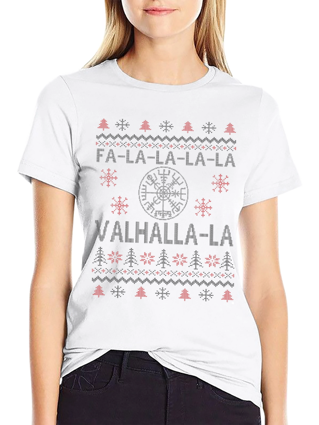 Fa-La-La-La Valhalla Viking Christmas Sweater T-Shirt