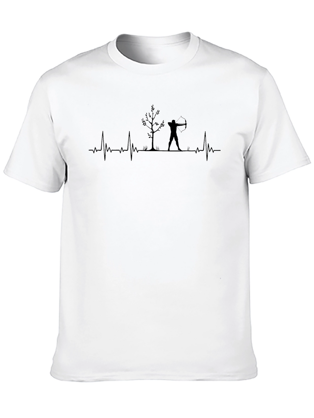 Archery Heartbeat T-Shirt - Nature Lovers Tee