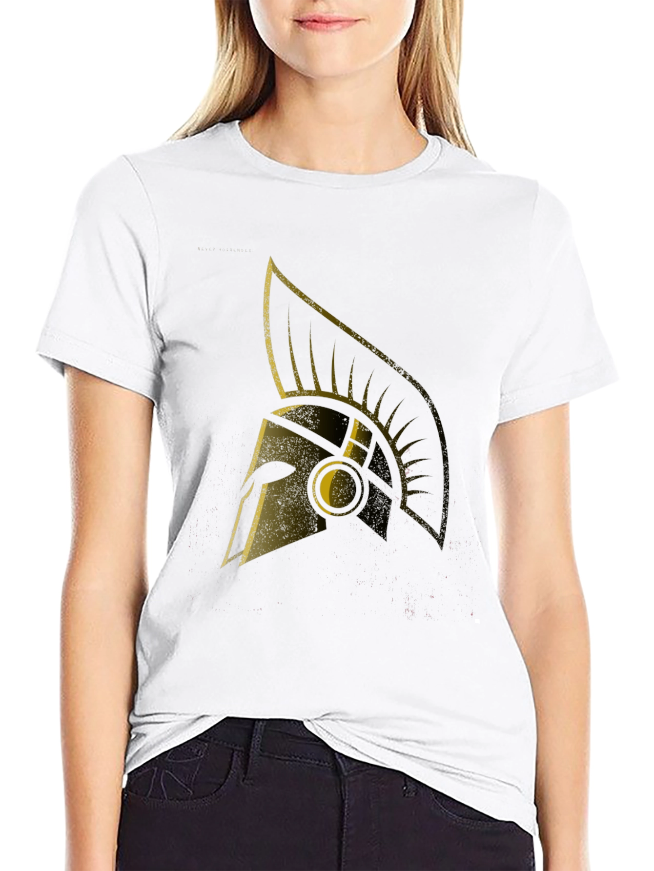 Spartan Helmet Graphic Tee - Warrior Style