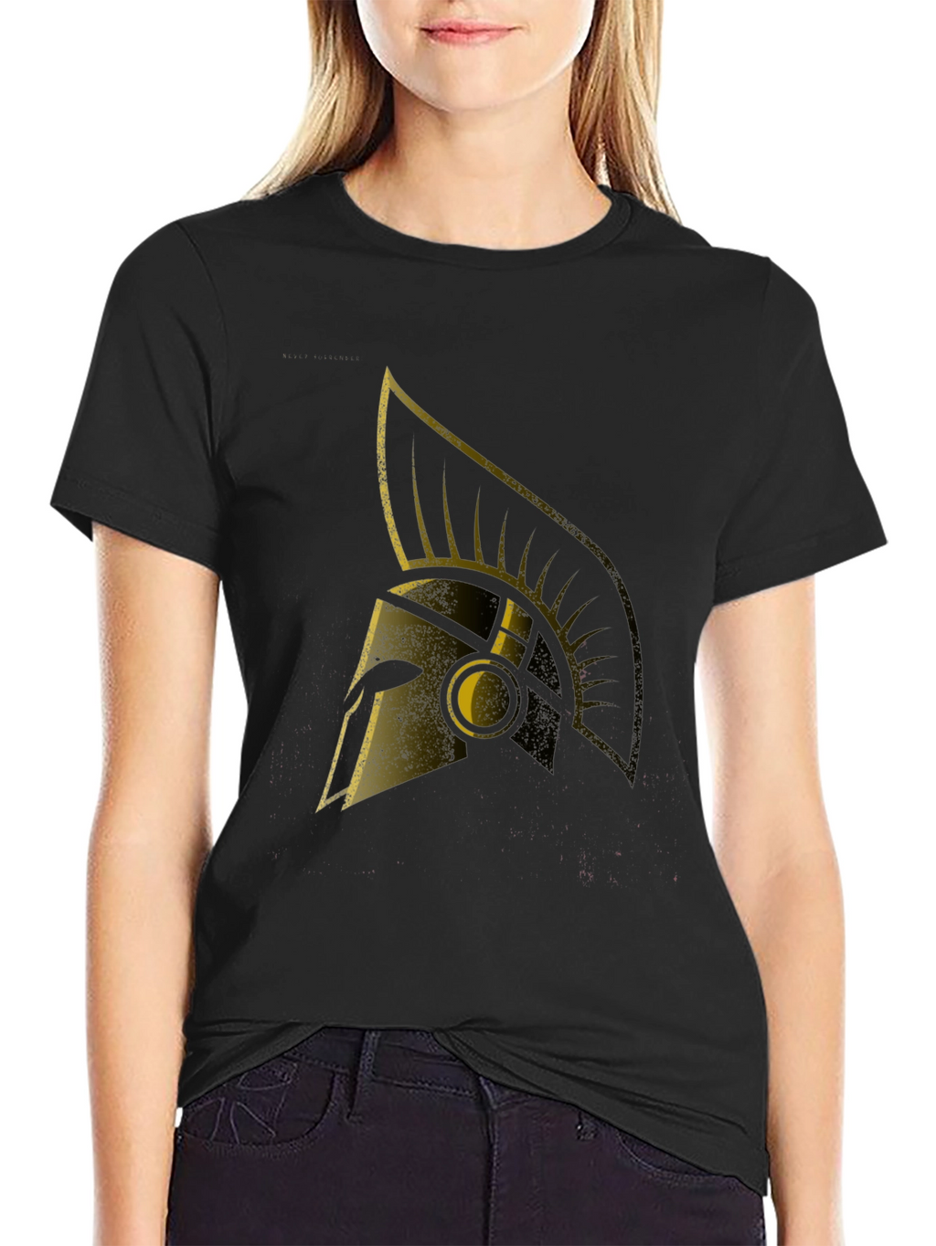 Spartan Helmet Graphic Tee - Warrior Style