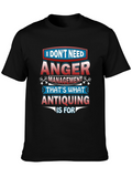 Funny Antiquing T-Shirt - Anger Management Alternative
