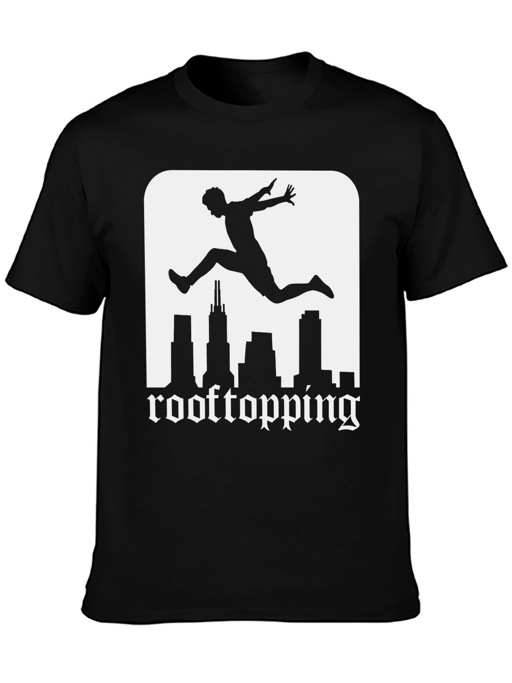 Rooftopping Graphic Tee - Urban Style