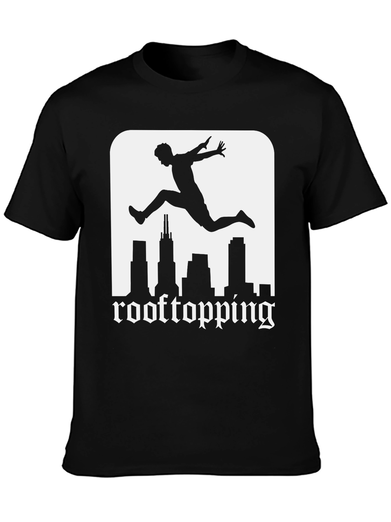 Rooftopping Graphic Tee - Urban Style