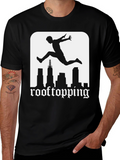 Rooftopping Graphic Tee - Urban Style