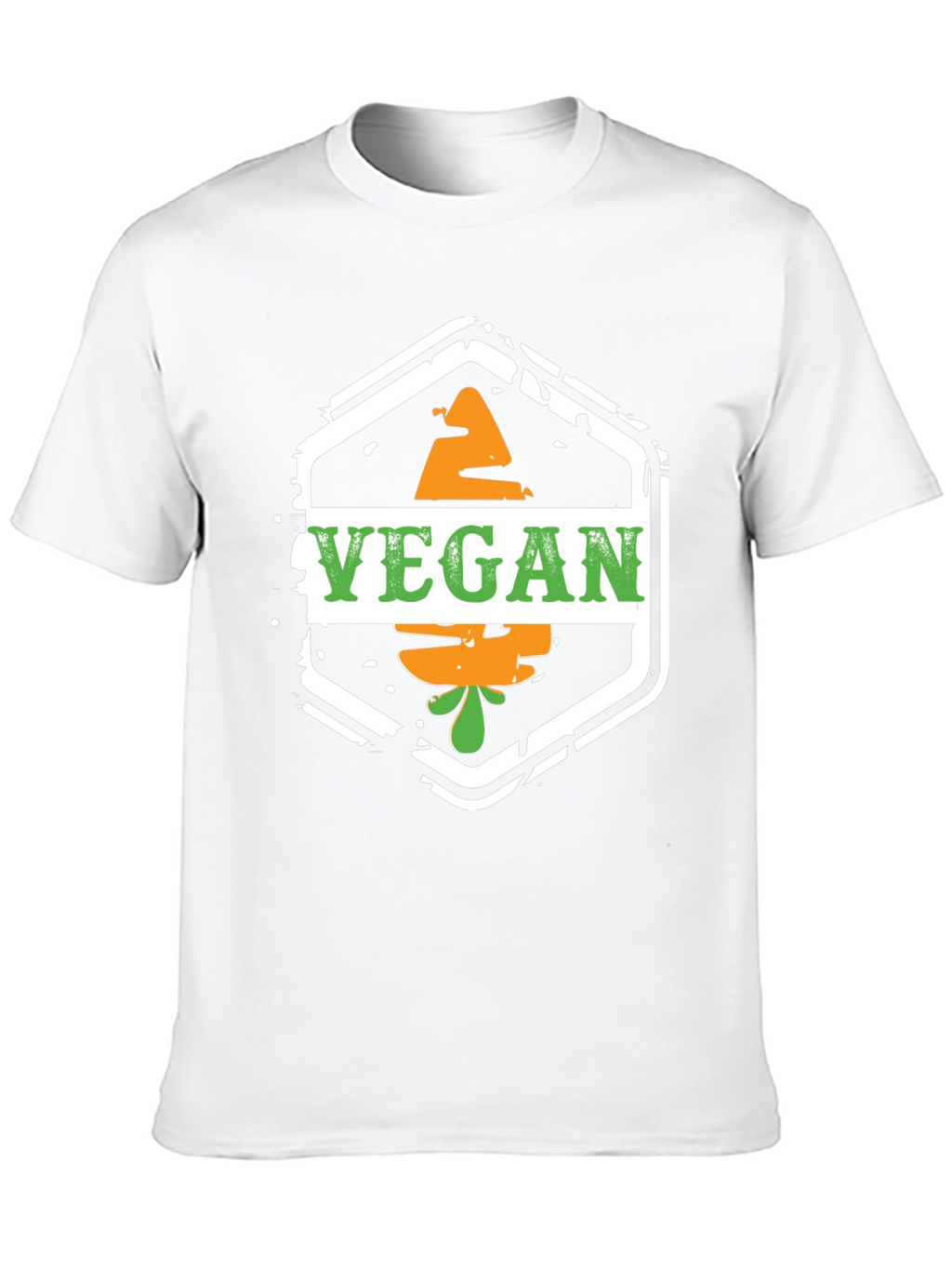 Vegan Carrot T-Shirt - Black Graphic Tee