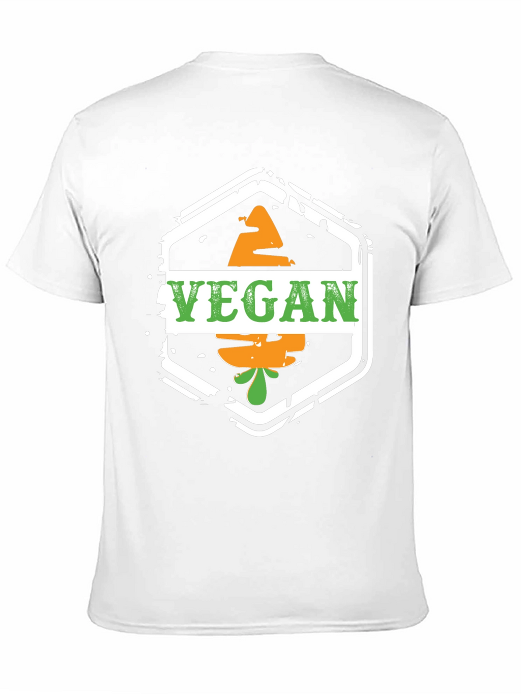 Vegan Carrot T-Shirt - Black Graphic Tee