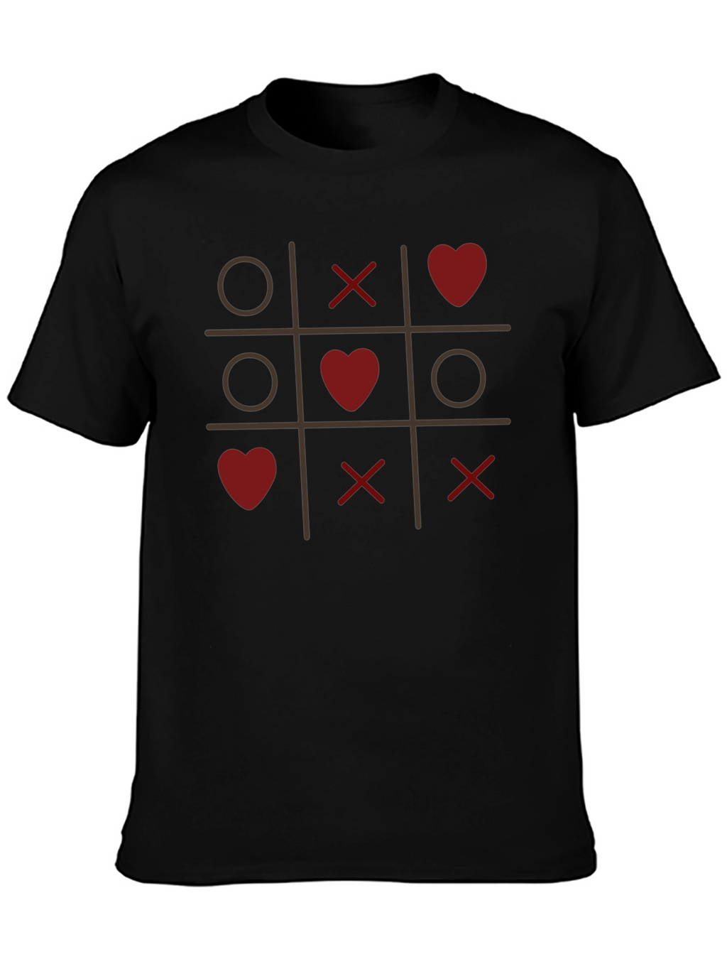 Tic-Tac-Toe Love T-Shirt - Valentines Day Special