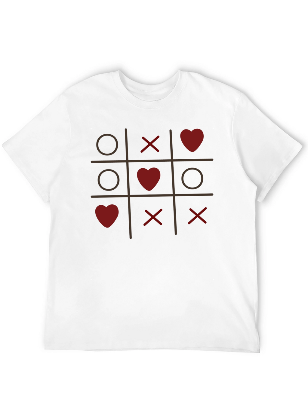 Tic-Tac-Toe Love T-Shirt - Valentines Day Special