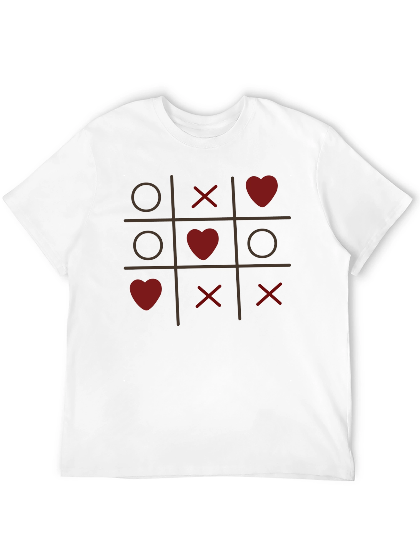 Tic-Tac-Toe Love T-Shirt - Valentines Day Special