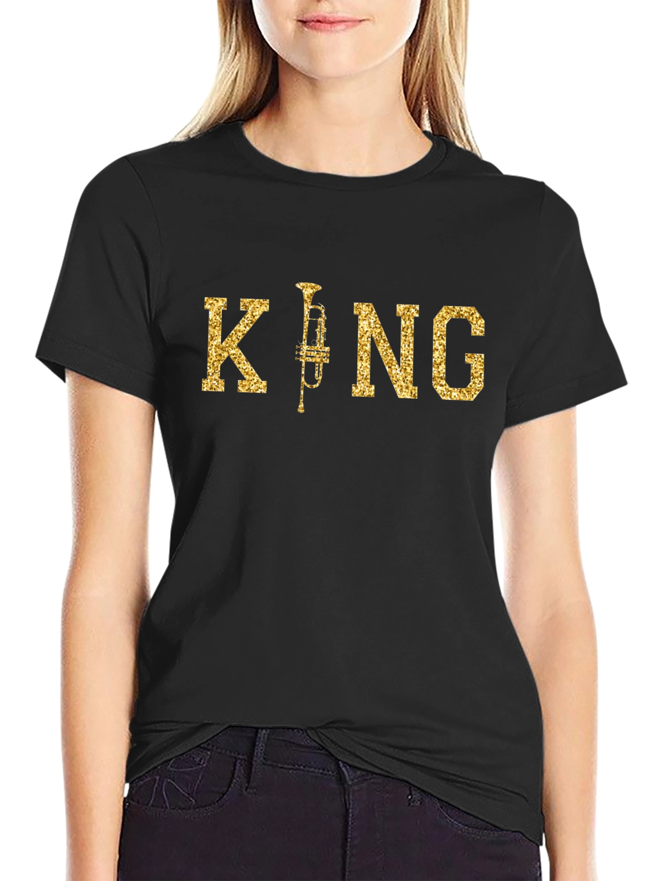 King Trumpet Graphic T-Shirt