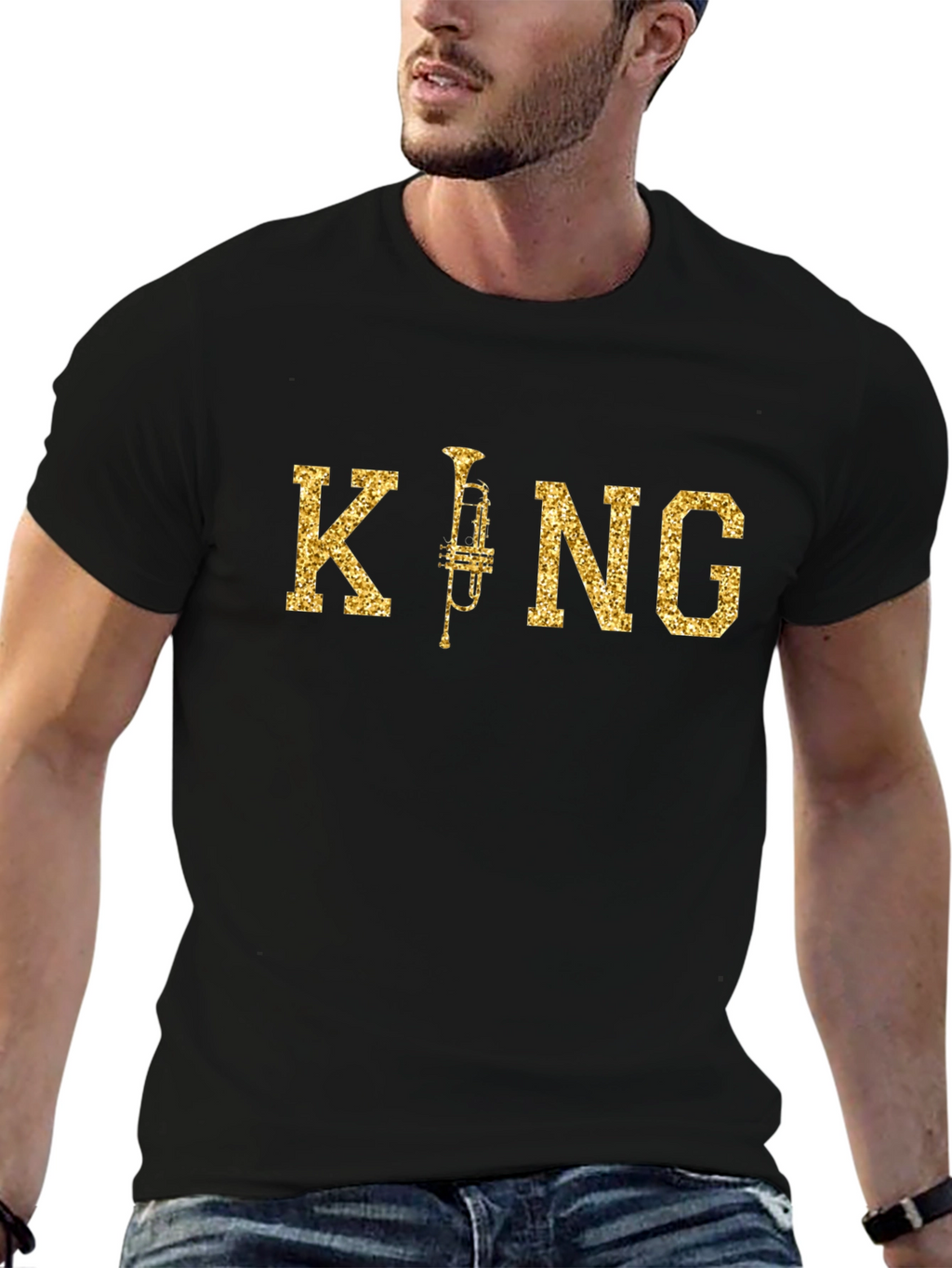 King Trumpet Graphic T-Shirt