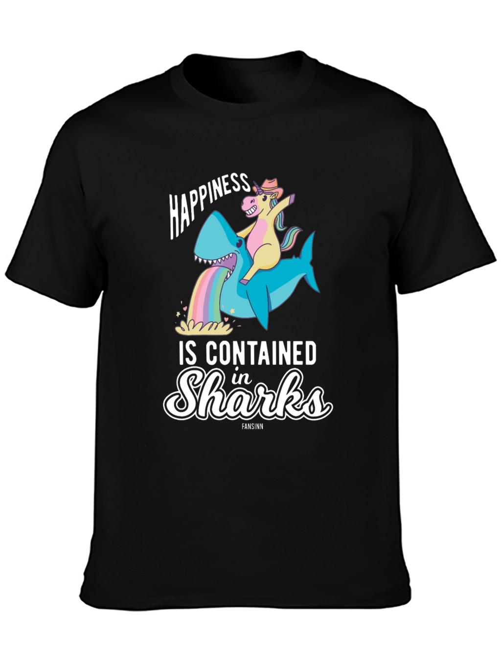 Happiness in Sharks T-Shirt