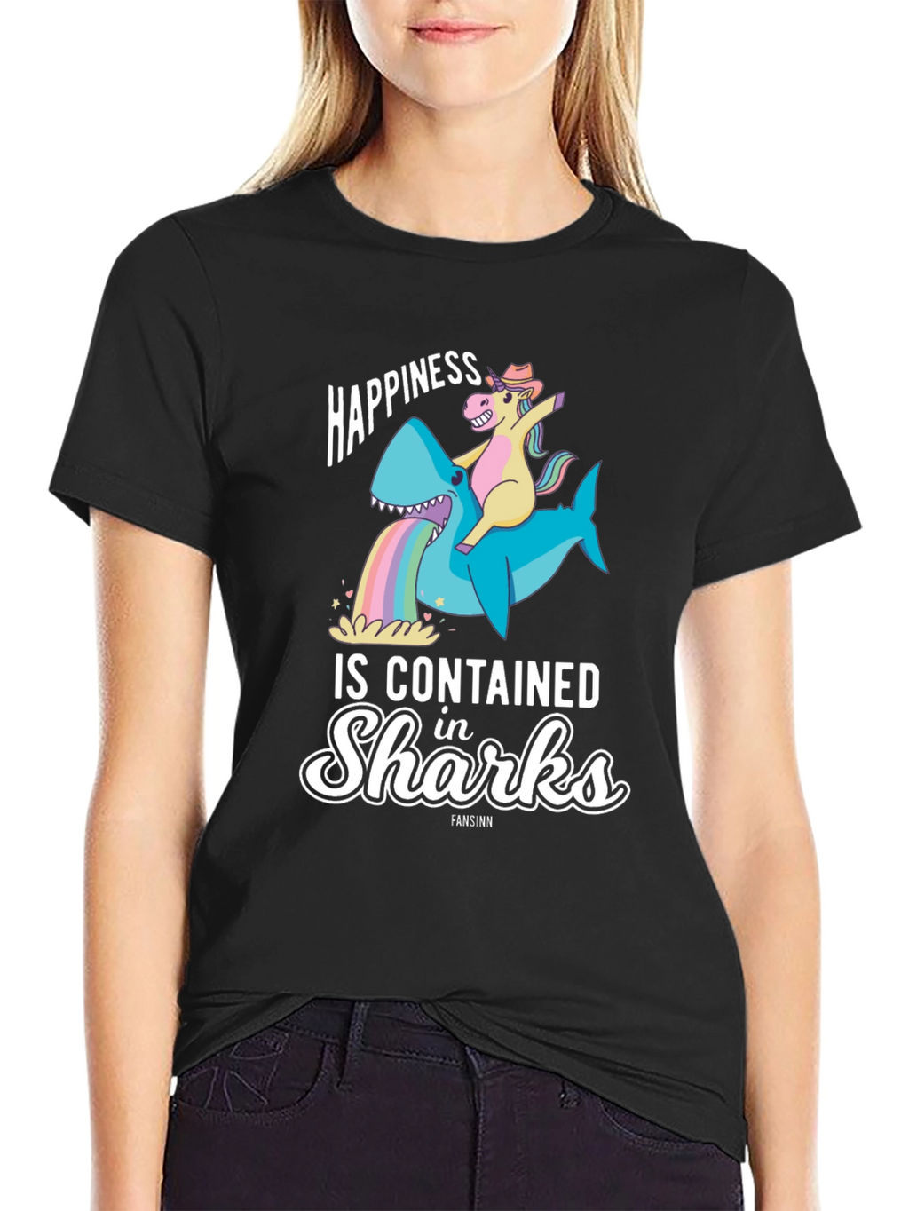 Happiness in Sharks T-Shirt