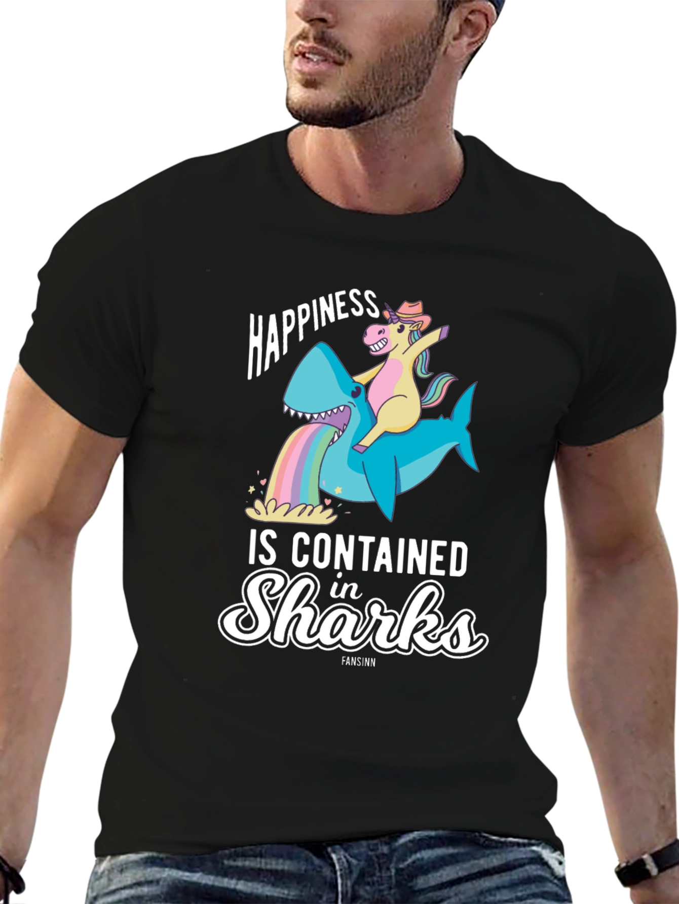 Happiness in Sharks T-Shirt