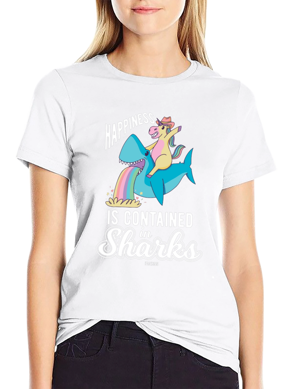 Happiness in Sharks T-Shirt