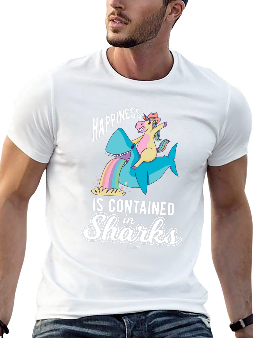 Happiness in Sharks T-Shirt