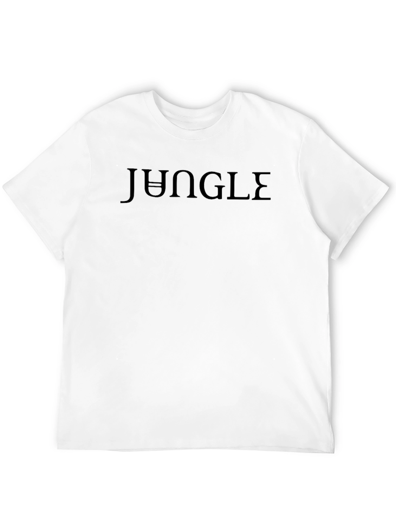 Jungle Graphic Print T-Shirt - Black