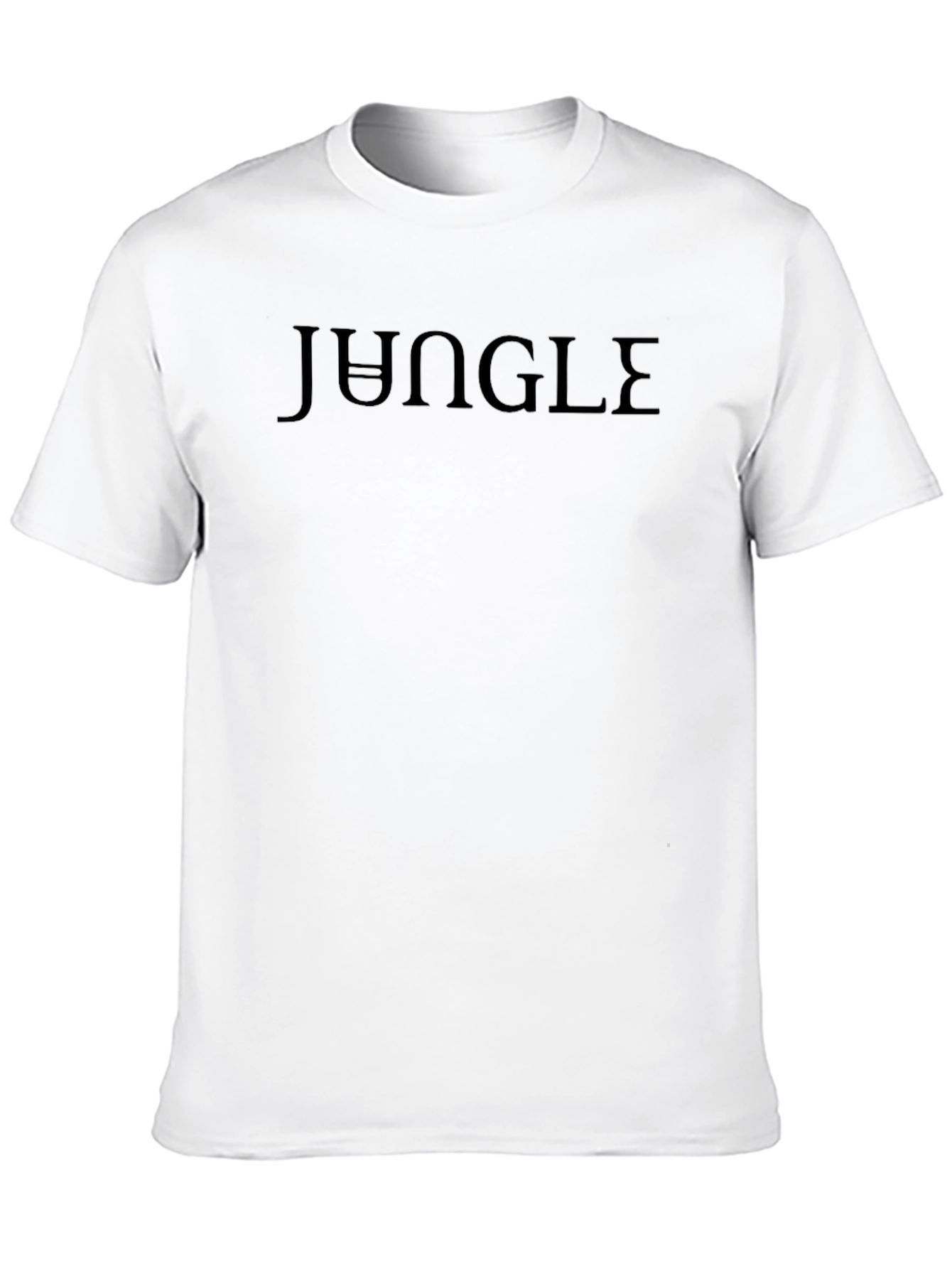 Jungle Graphic Print T-Shirt - Black