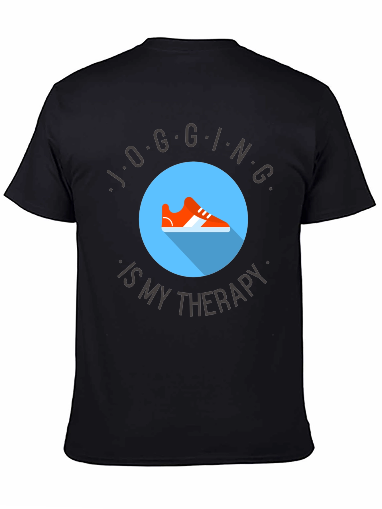 Jogging Therapy Tee - Comfort & Style