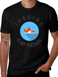 Jogging Therapy Tee - Comfort & Style