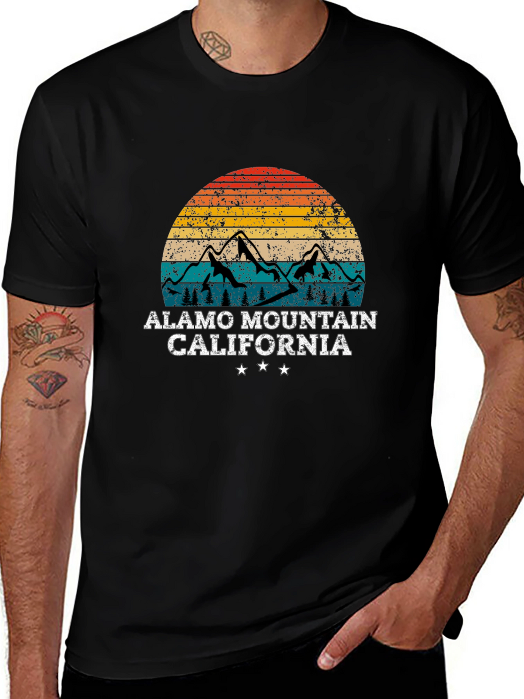 Alamo Mountain California Graphic Tee