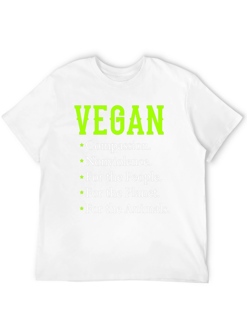 Vegan Compassion T-Shirt - Black
