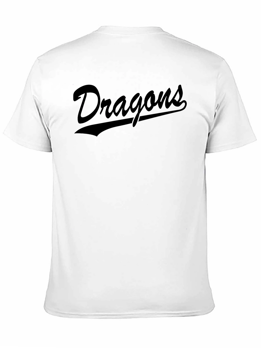 Dragons Script Black T-Shirt