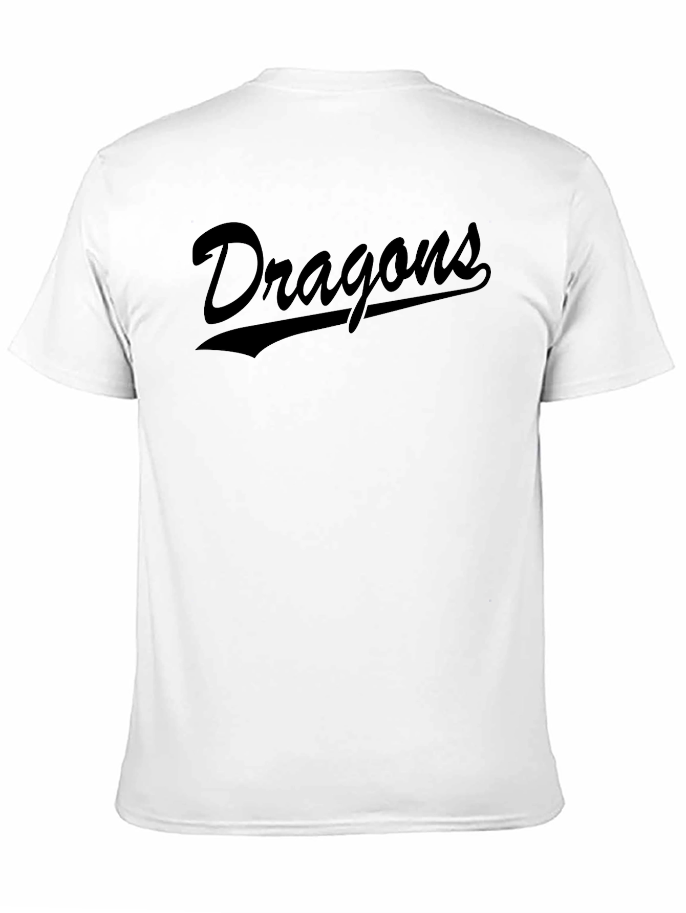 Dragons Script Black T-Shirt