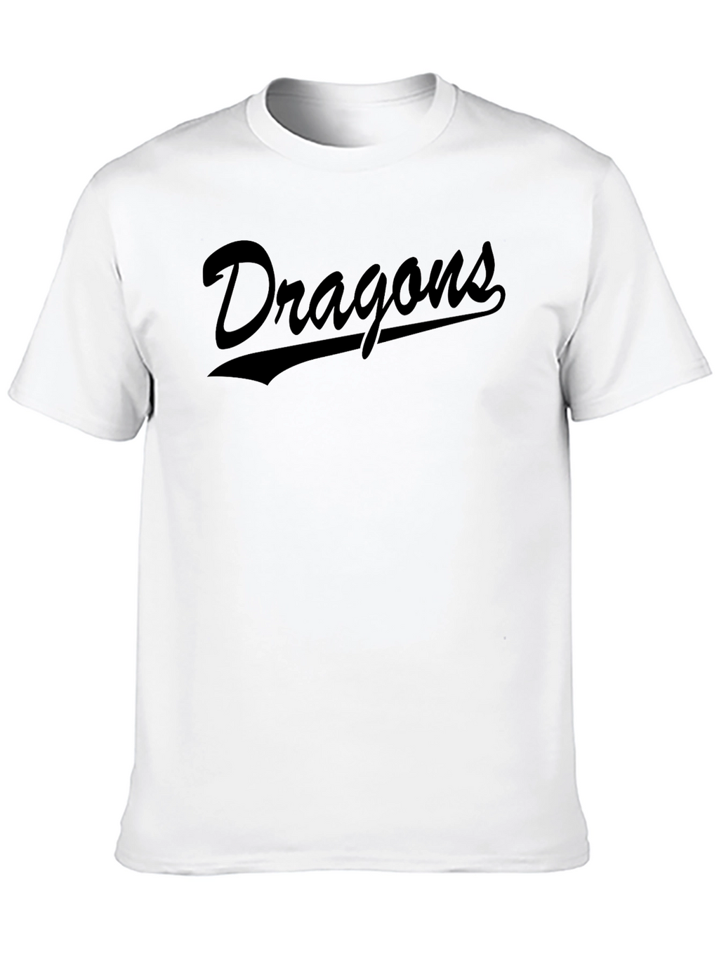 Dragons Script Black T-Shirt