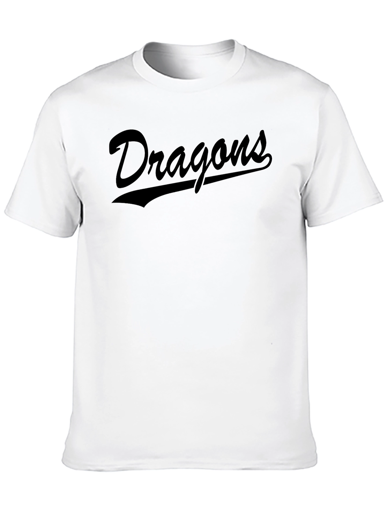 Dragons Script Black T-Shirt