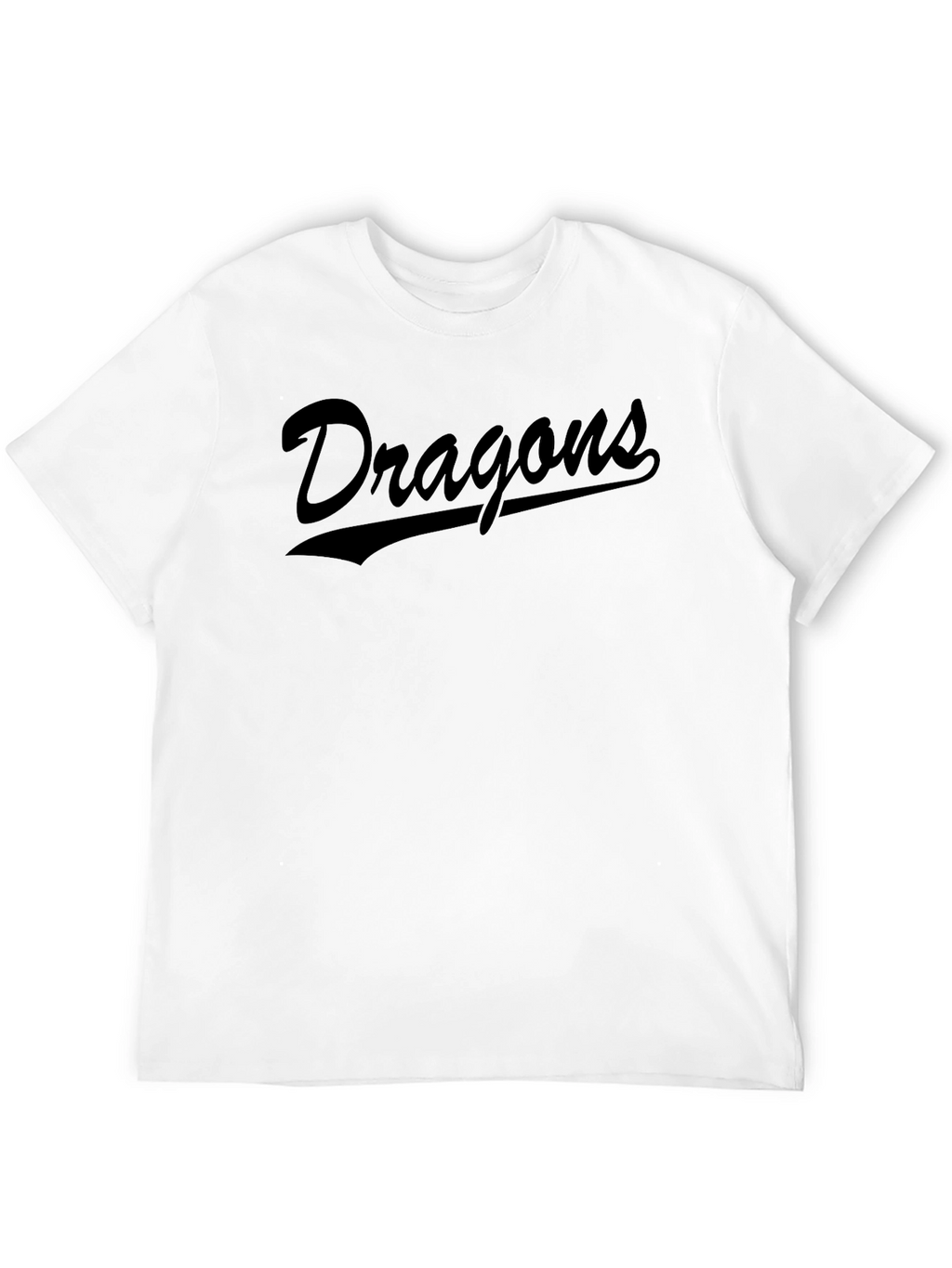 Dragons Script Black T-Shirt