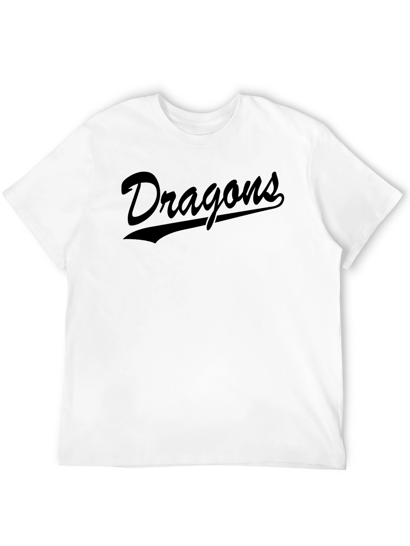 Dragons Script Black T-Shirt