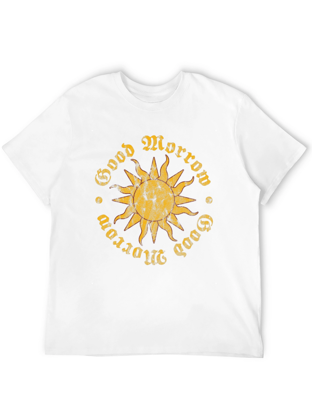 Good Morrow Sun Graphic Black T-Shirt
