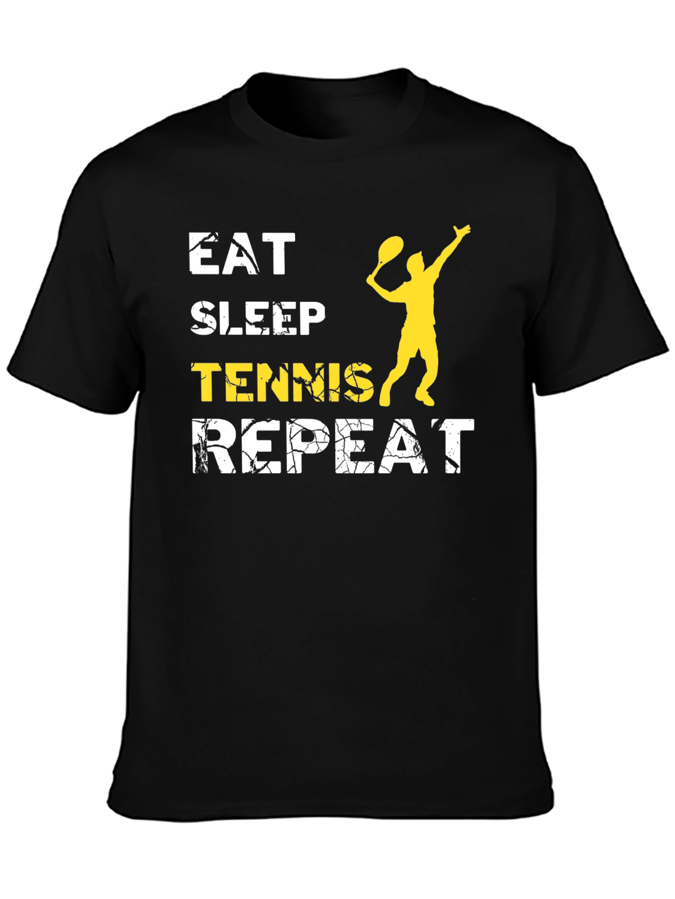 Eat Sleep Tennis Repeat Graphic T-Shirt