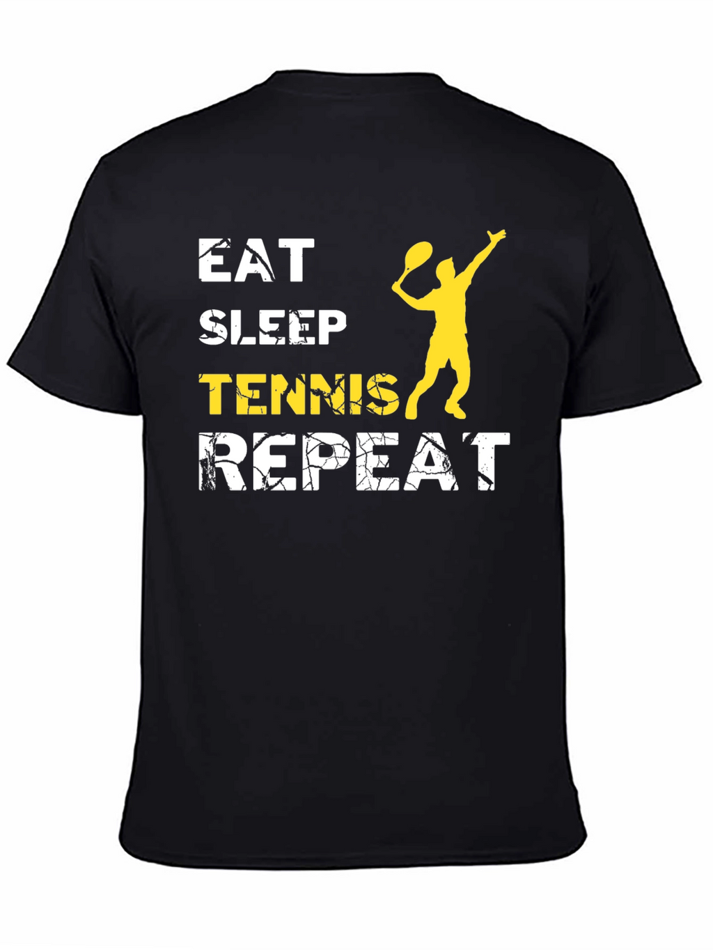 Eat Sleep Tennis Repeat Graphic T-Shirt